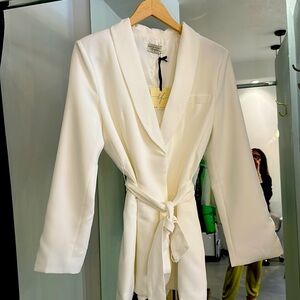 White blazer